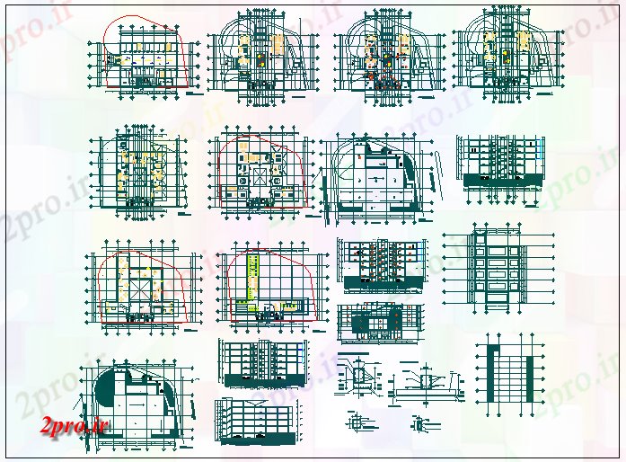 دانلود نقشه طراحی داخلی دفتر طبقه طرحی ساختمان برق طرحی  جزئیات (کد67803)