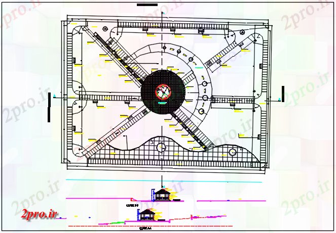 دانلود نقشه ساختمان اداری - تجاری - صنعتی منطقه طرحی در طرحی ساختمان جزئیات (کد68002)