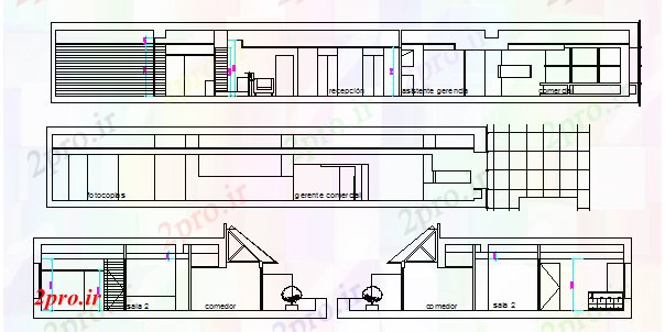 دانلود نقشه  شرکت ، دفتر کار ، سازمان ، ادارههمه طرفه  فرم تقویت دفتر شرکت (کد68091)