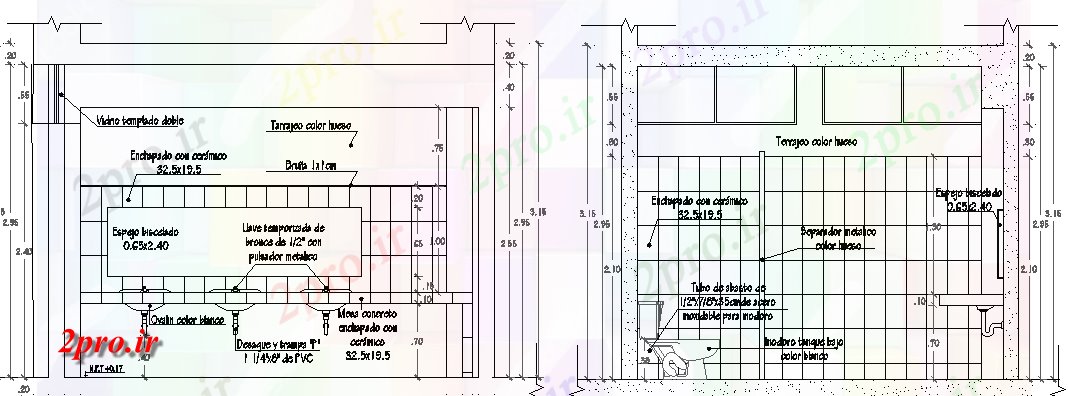 دانلود نقشه بلوک حمام و توالتنصب و راه اندازی بهداشتی خانه را با ساخت و ساز جزئیات (کد68119)