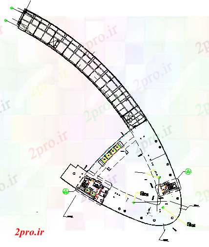 دانلود نقشه مسکونی  ، ویلایی ، آپارتمان  آپارتمان دراز کردن جزئیات طرح (کد68323)