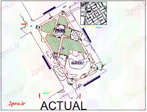 دانلود نقشه پارک - باغ عمومی رحمت الهی محوطه سازی باغ عمومی و طرحی سایت جزئیات 24 در 44 متر (کد68401)