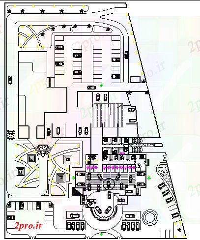 دانلود نقشه نمایشگاه ; فروشگاه - مرکز خرید طرحی BMW گاه خودرو طرحی معماری جزئیات (کد68497)