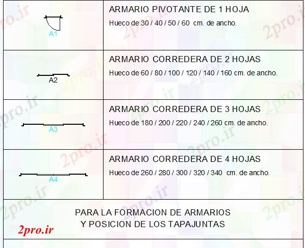 دانلود نقشه جزئیات طراحی در و پنجره  بلوک های پویا برای درهای کشویی کابینه  (کد68567)