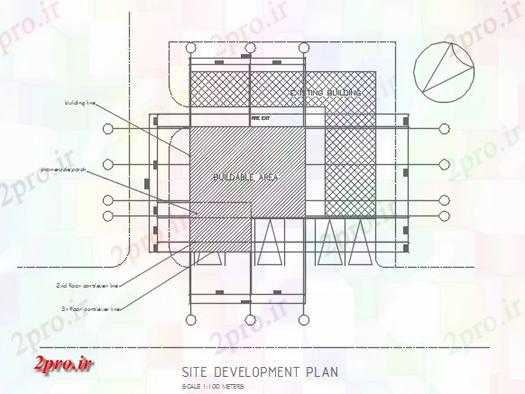 دانلود نقشه جزئیات ساخت و ساز توسعه سایت جزئیات (کد68631)