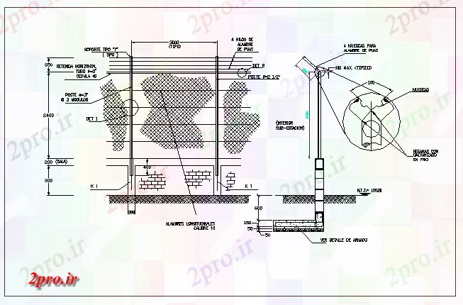 دانلود نقشه معماری نور جزئیات نصب و راه اندازی قطب باغ  (کد69203)