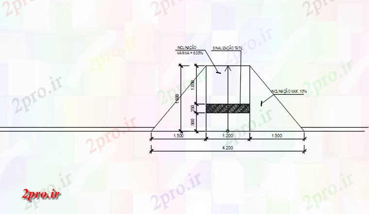 دانلود نقشه جزئیات ساخت و ساز جزئیات Prizometric (کد69270)