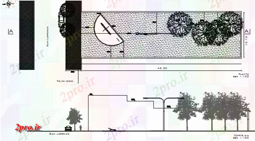 دانلود نقشه جزئیات ساخت و ساز نشسته جزئیات منطقه و خیابان جزئیات نور (کد69321)