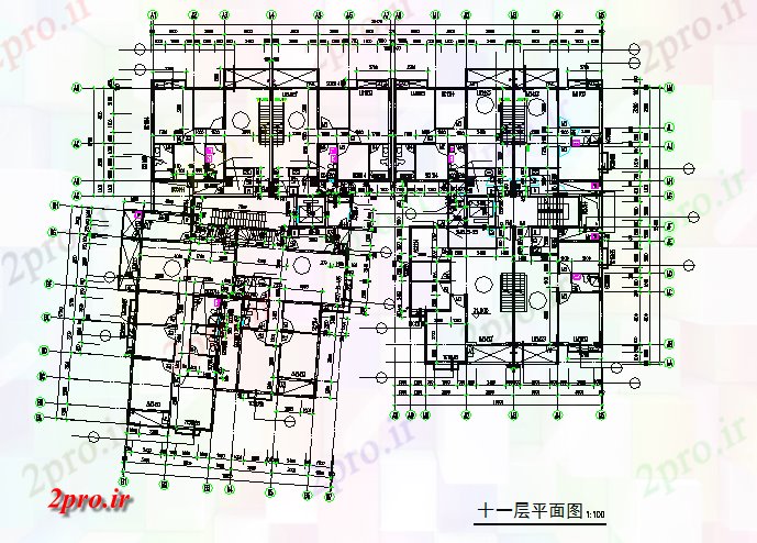 دانلود نقشه بیمارستان -  درمانگاه -  کلینیک بیمارستان دراز کردن جزئیات (کد69326)