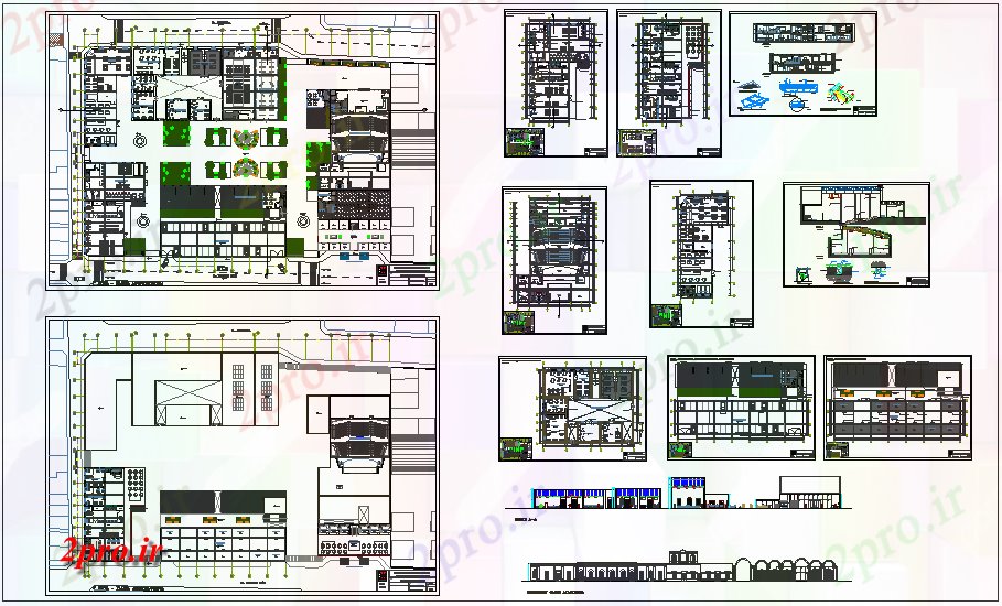 دانلود نقشه ساختمان دولتی ، سازمانی دولت ساختمان مرکز مدنی با طرحی مرکز هنر و نما 30 در 42 متر (کد69352)