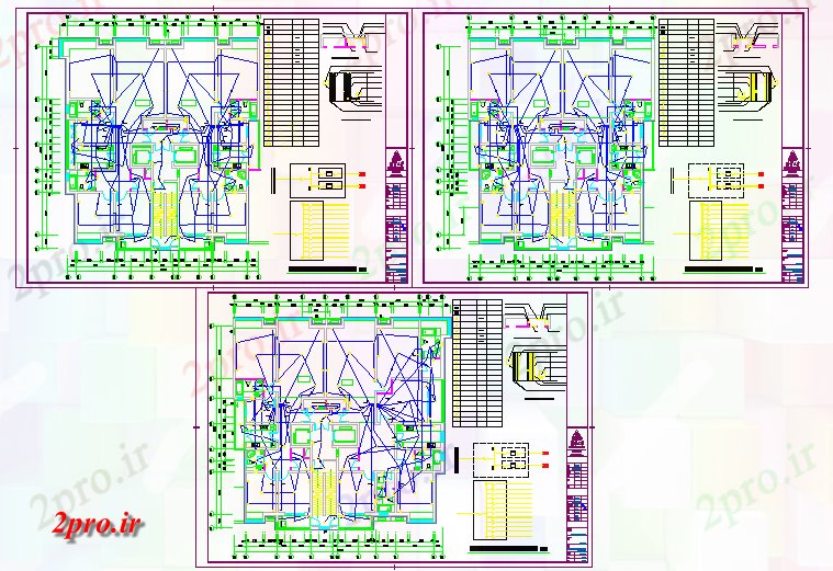 دانلود نقشه معماری واحد الکتریکی نمودار دراز کردن طرحی جزئیات (کد69515)