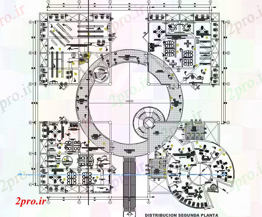 دانلود نقشه برنامه ریزی شهری تراس کتابخانه مرکزی  (کد69722)