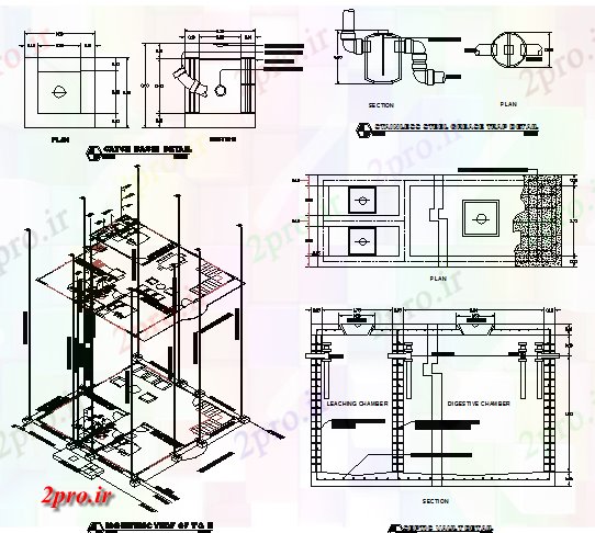 دانلود نقشه مسکونی  ، ویلایی ، آپارتمان  دو کفپوش پروژه معماری خانه جزئیات (کد69765)