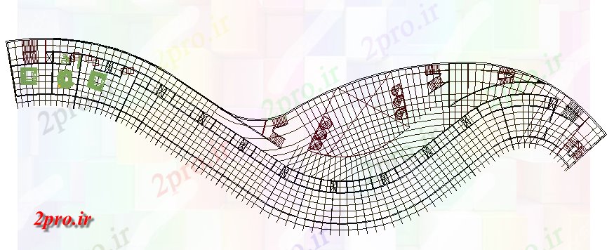 دانلود نقشه بیمارستان -  درمانگاه -  کلینیک بیمارستان را با اطلاعات دو بخش طرح (کد69776)