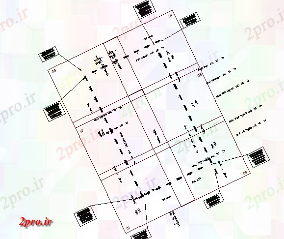 دانلود نقشه مسکونی  ، ویلایی ، آپارتمان  مسکن، ساخت جزئیات محوطه سازی  (کد69833)