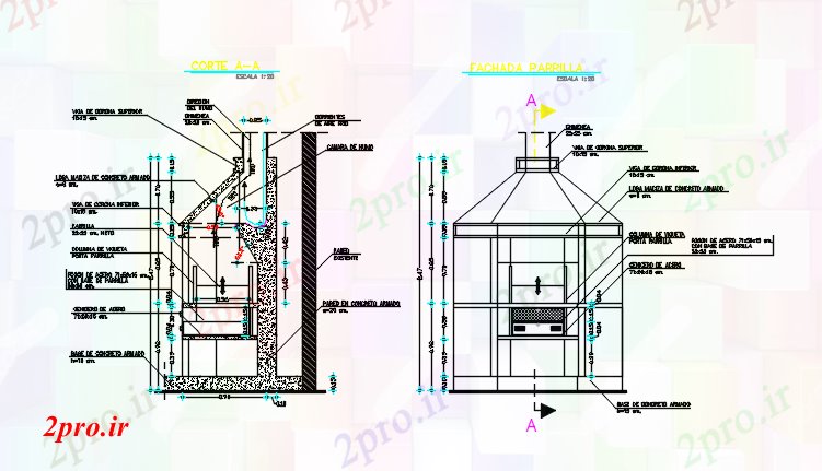 دانلود نقشه ماشین الات کارخانه طرحی هسته اصلی دستگاه و نما جزئیات (کد69892)