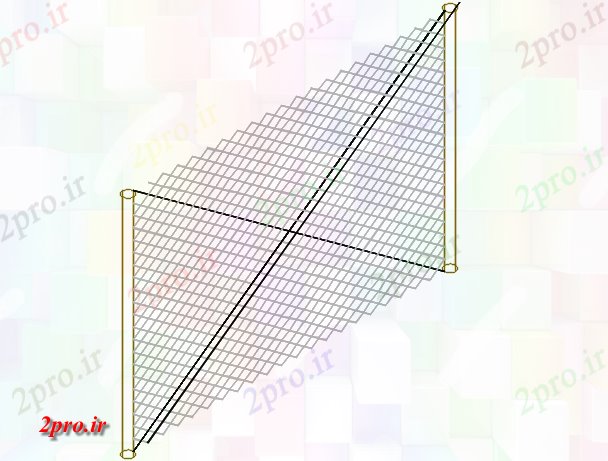 دانلود نقشه جزئیات ساخت و ساز وضعیتی وخیم تریدی  جزئیات (کد69940)