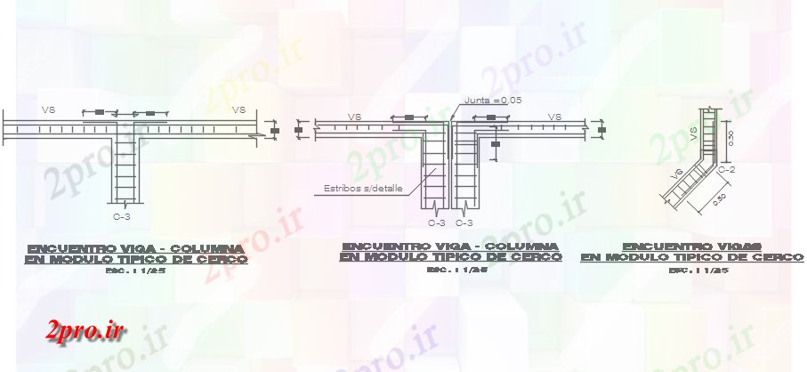 دانلود نقشه جزئیات ساخت و ساز تقویت لنگر نوار جزئیات (کد69960)