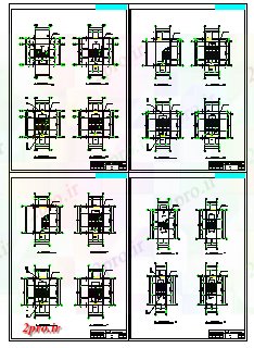 دانلود نقشه  جزئیات آسانسور و   طبقه بالا راه پله طراحی طرحی بیمارستان آپارتمان   طراحی (کد70124)