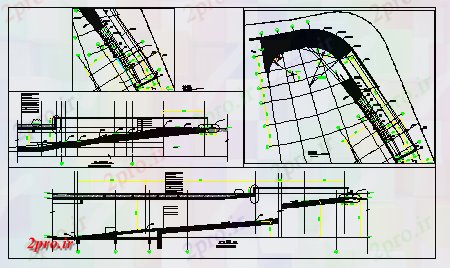 دانلود نقشه  جزئیات آسانسور و   طراحی بخش طراحی  اتومبیل رمپ (کد70423)