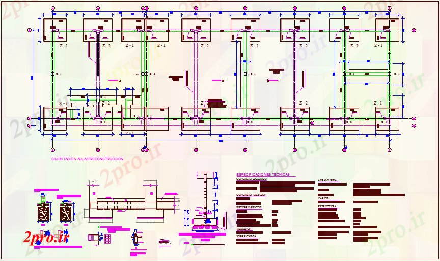 دانلود نقشه جزئیات ساخت و ساز  جزئیات ساخت و ساز با طرحی کلاس (کد70686)