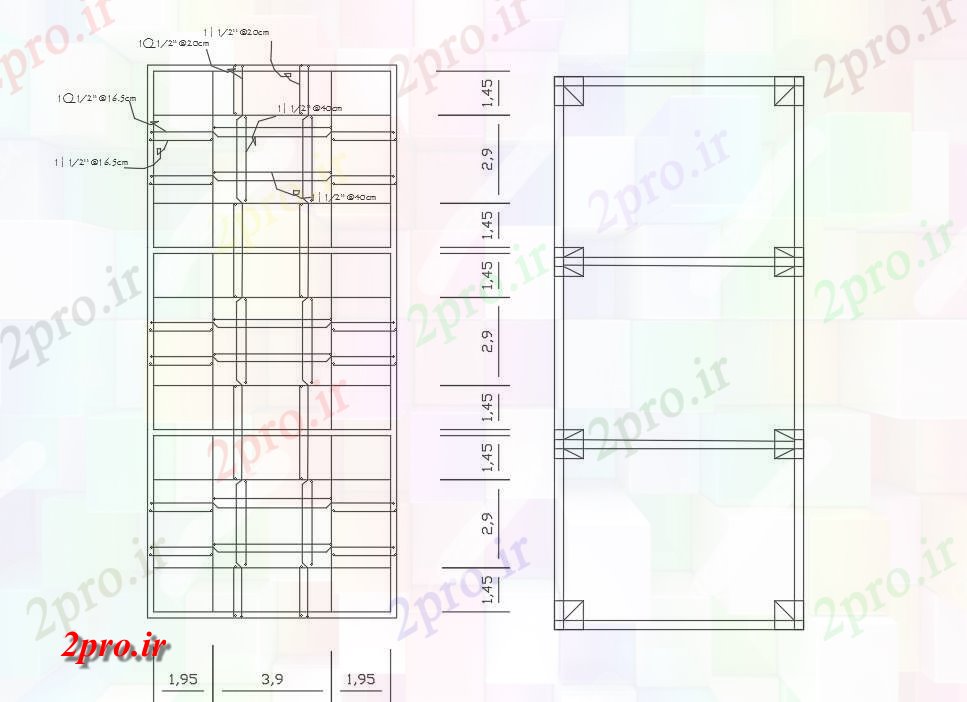 دانلود نقشه جزئیات ساخت و ساز جزئیات طرحی بنیاد مدرسه (کد70788)