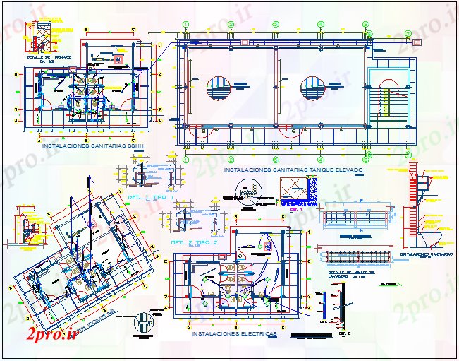 دانلود نقشه دانشگاه ، آموزشکده ، موسسه - دانشگاه ، آموزشکده ساخت طرحی جزئیات و برق طراحی جزئیات 7 در 15 متر (کد70835)