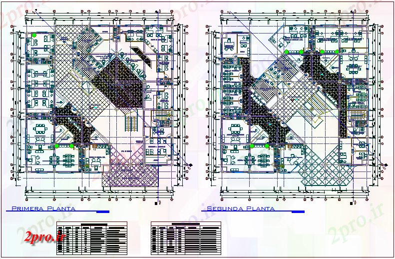 دانلود نقشه ساختمان دولتی ، سازمانی ساختمان شهرداری برای اولین بار و طرحی طبقه دوم با درب و پنجره جزئیات 31 در 33 متر (کد70931)