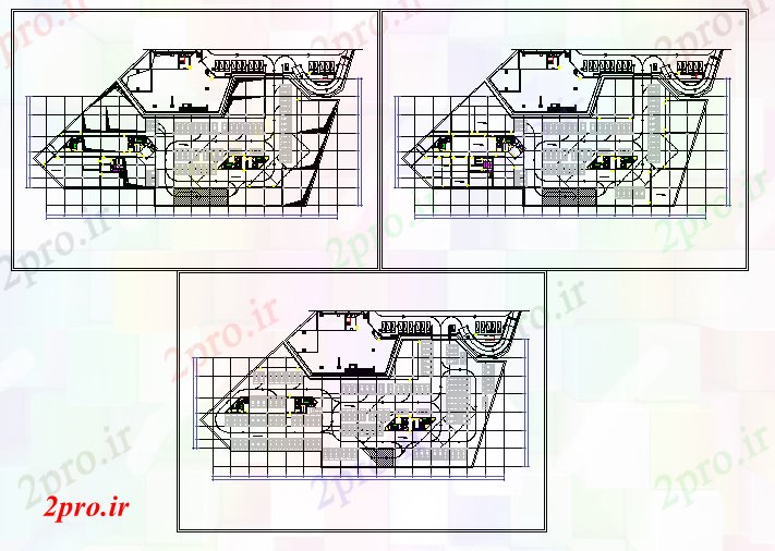 دانلود نقشه مسکونی  ، ویلایی ، آپارتمان  جزئیات زیرزمین طرحی دراز کردن (کد70943)