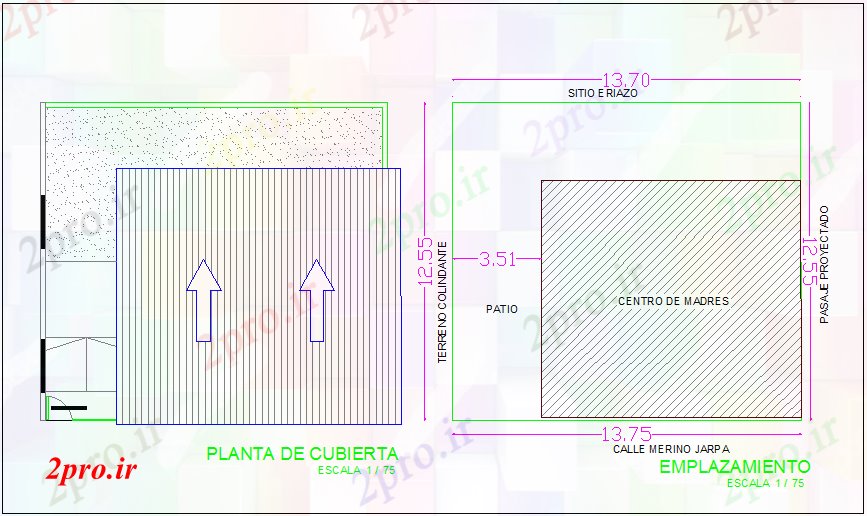 دانلود نقشه ساختمان دولتی ، سازمانی پوشش گیاهی با سایت سر دفتر اجتماعی 20 در 20 متر (کد70953)