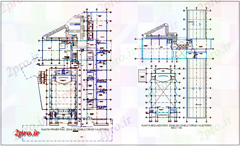 دانلود نقشه جزئیات لوله کشی هیدرولیک اول و دوم طرحی طبقه از مرکز جدایی ناپذیر (کد71017)