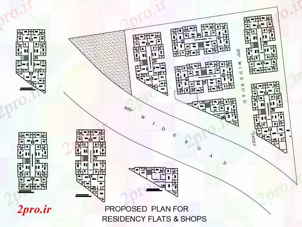 دانلود نقشه مسکونی  ، ویلایی ، آپارتمان  طراحی آپارتمان   خانه دراز کردن (کد71172)