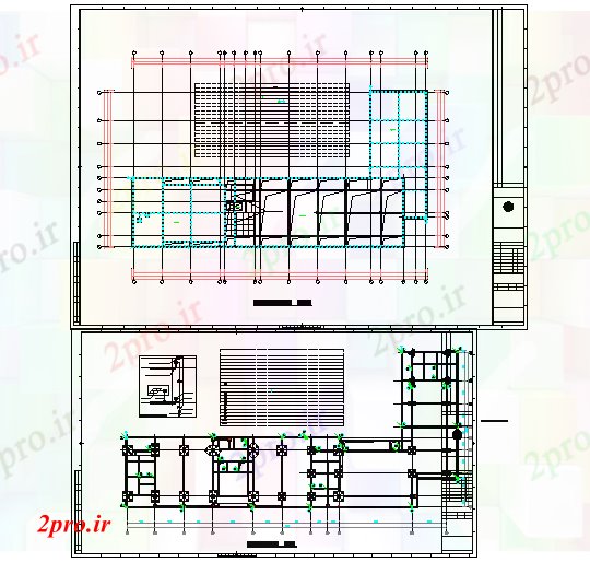 دانلود نقشه جزئیات پایه ستون و ساختار پرتو جزئیات (کد71382)