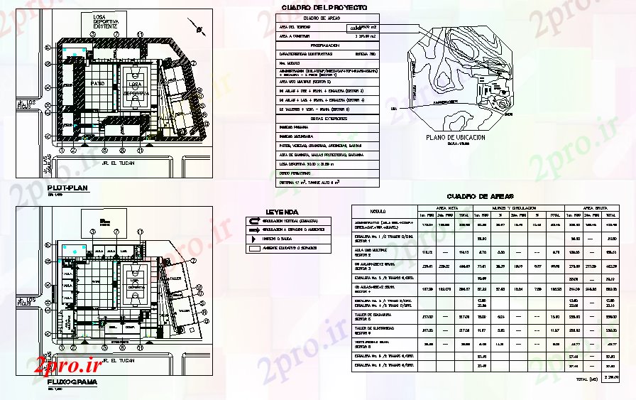 دانلود نقشه دانشگاه ، آموزشکده ، موسسه - طرحی کلاژ جزئیات 64 در 94 متر (کد71401)