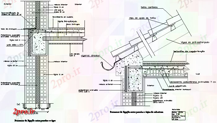 دانلود نقشه جزئیات ساخت و ساز پادشاه پست بخش جزئیات (کد71793)