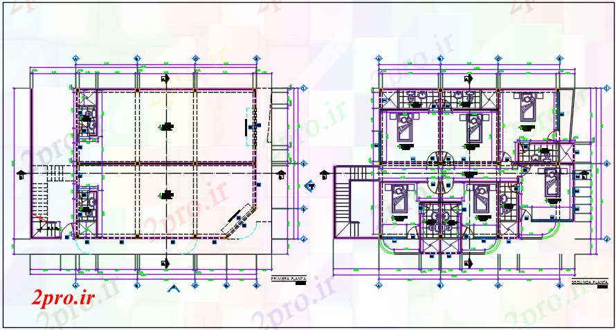 دانلود نقشه مسکونی ، ویلایی ، آپارتمان ویلایی طرحی کار جزئیات 10 در 12 متر (کد71881)