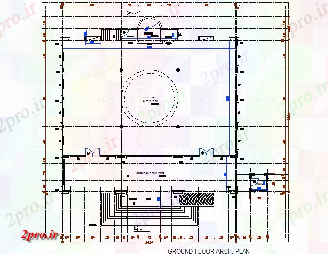 دانلود نقشه بلوک ، آرام ، نماد طرحی معماری طبقه همکف اتوکد طراحی (کد71958)