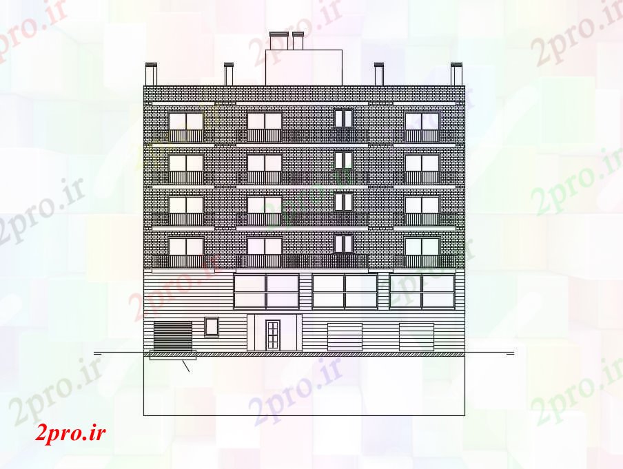 دانلود نقشه مسکونی  ، ویلایی ، آپارتمان  ساخت و ساز ساختمان  طراحی (کد72024)