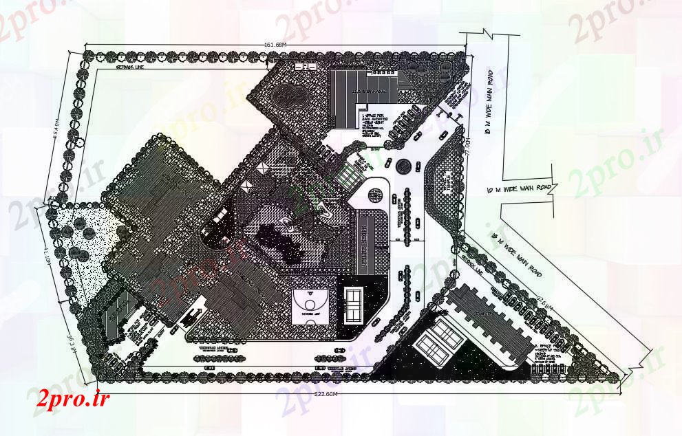 دانلود نقشه مجتمع تجاری ساختمان تجاری سایت طرحی  طراحی (کد72059)