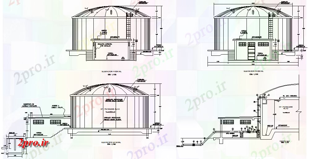 دانلود نقشه بلوک ، آرام ، نماد مخزن جزئیات (کد72232)