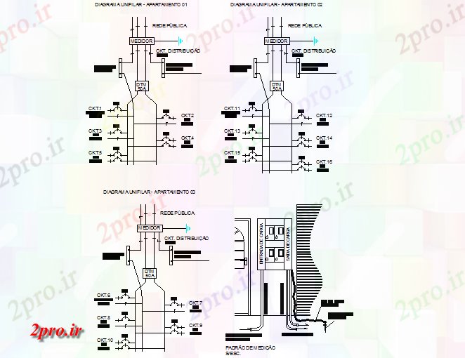 دانلود نقشه ساختمان اداری - تجاری - صنعتی بخش پروژه ویلا جزئیات (کد72273)