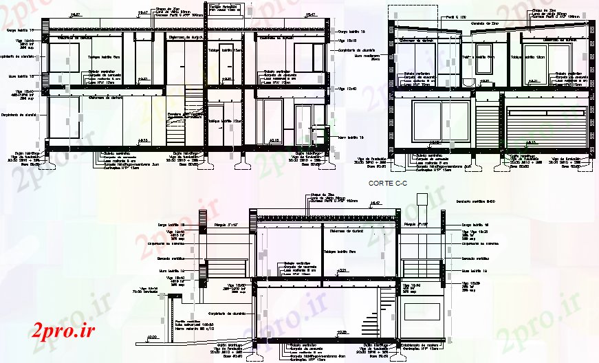 دانلود نقشه مسکونی  ، ویلایی ، آپارتمان  سازنده بخش خانواده طرحی مسکن جزئیات (کد72558)