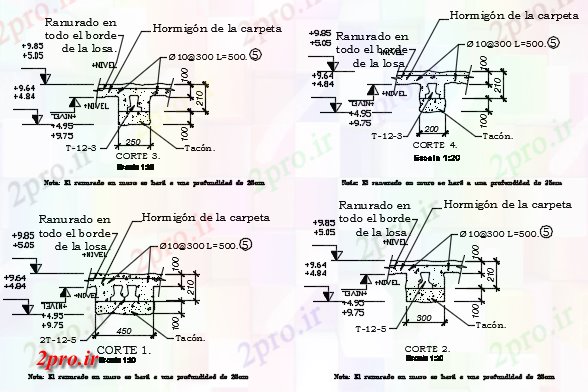 دانلود نقشه جزئیات ساخت و ساز بخش جزئیات مشترک (کد72583)