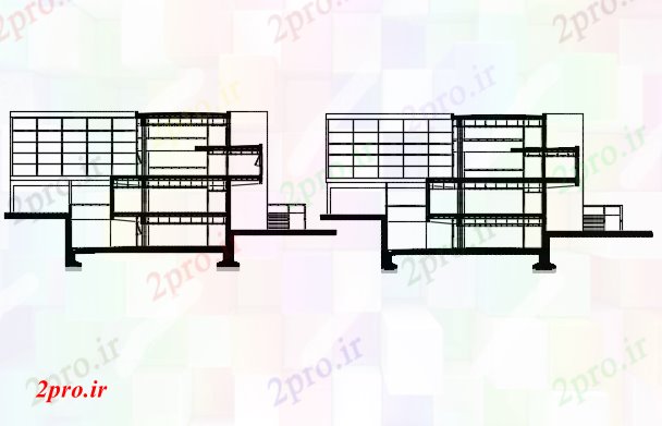 دانلود نقشه جزئیات ساخت و ساز جزئیات ساختاری طرحی ساختمان جزئیات (کد72666)