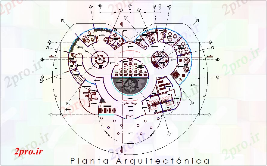 دانلود نقشه کلینیک  کلینیک  طرحی معماری (کد72709)
