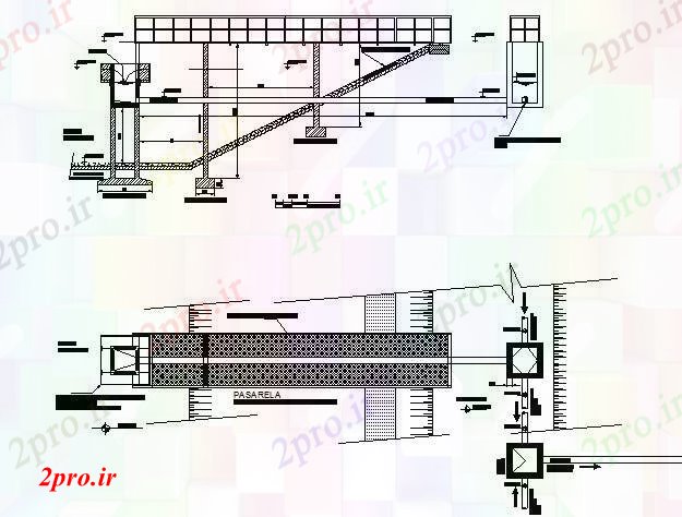 دانلود نقشه جزئیات لوله کشی جزئیات مشخصات و فاضلاب هیدرولیک تالاب  (کد72738)