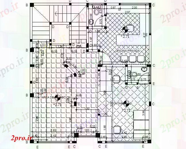 دانلود نقشه جزئیات ساخت و ساز ستون طرحی شماره جزئیات (کد72819)