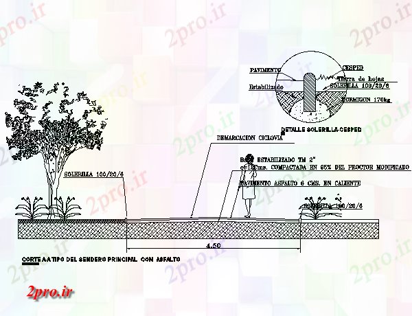 دانلود نقشه جزئیات ساخت و ساز چرخه بخش از طریق جزئیات (کد73002)