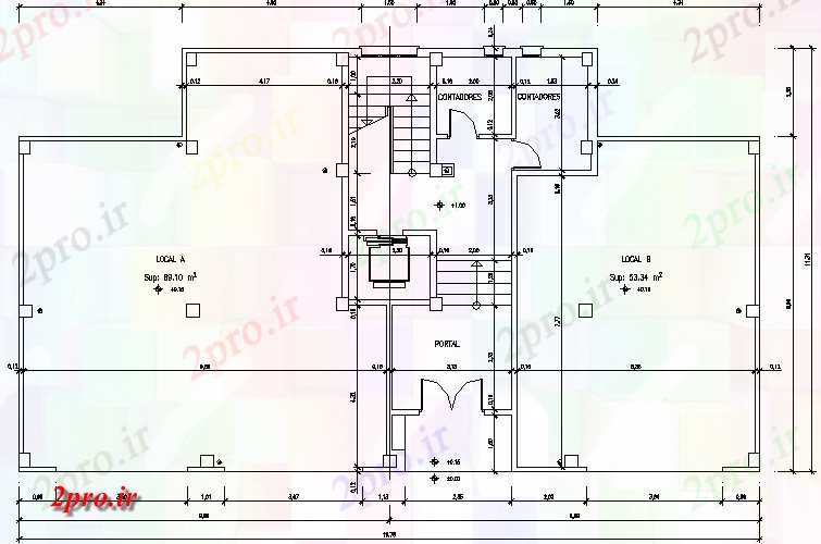 دانلود نقشه مسکونی ، ویلایی ، آپارتمان طرحی کار خانه جزئیات 25 در 39 متر (کد73023)