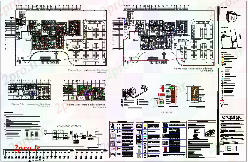 دانلود نقشه طراحی داخلی طرحی ساخت و ساز از بیمارستان (کد73066)